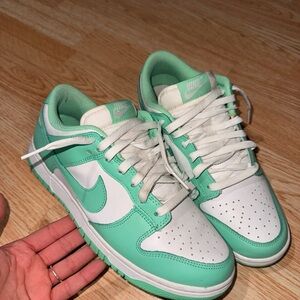 Nike Dunks- Mint green